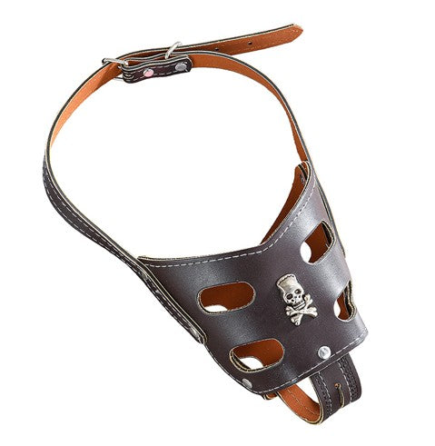 מחסום פה עור חום