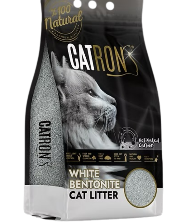חול מתגבש Catron סופר פרימיום עם פחם פעיל 10 ליטר Acticvated Carbon