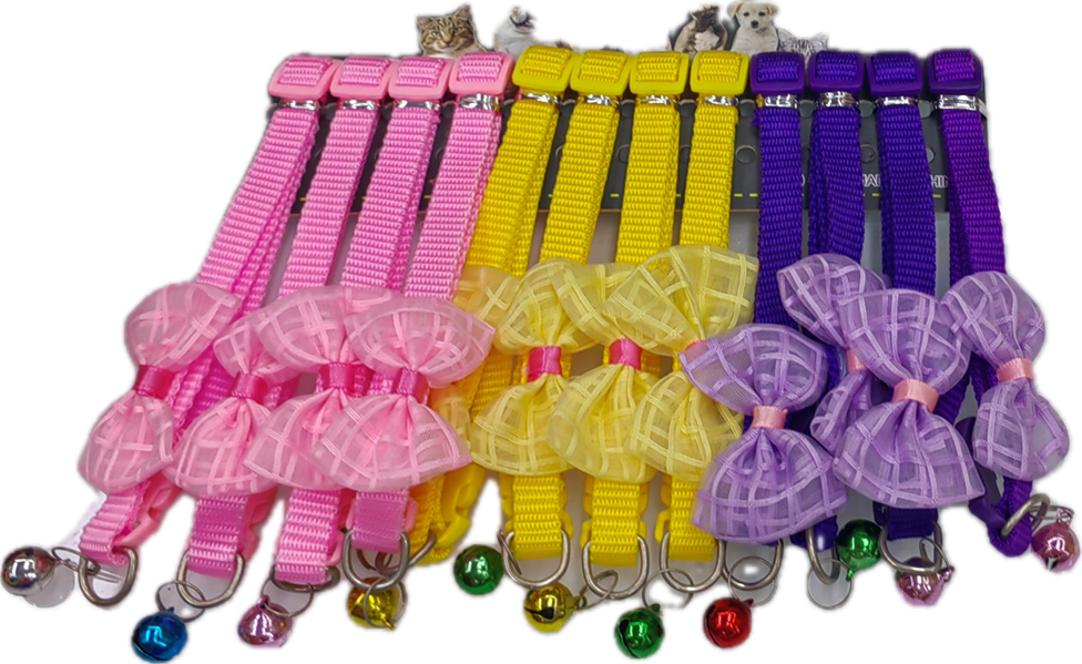 קולר לחתול בצבעים