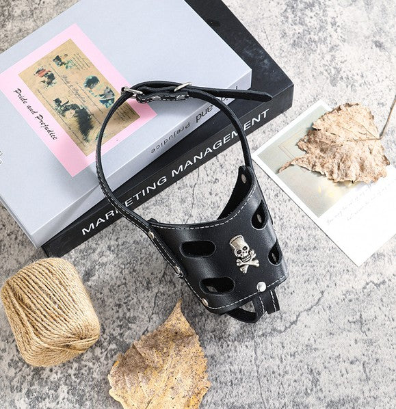 מחסום פה עור שחור