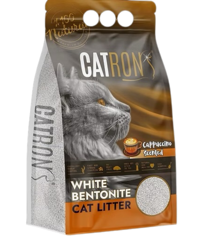 חול מתגבש Catron סופר פרימיום בריח קאפוצ'ינו 10 ליטר  Cappuccino