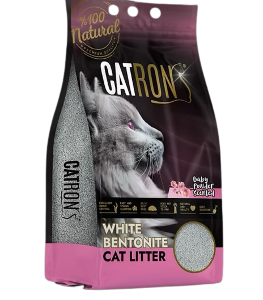חול מתגבש Catron סופר פרימיום בריח 10 ליטר Baby Powder