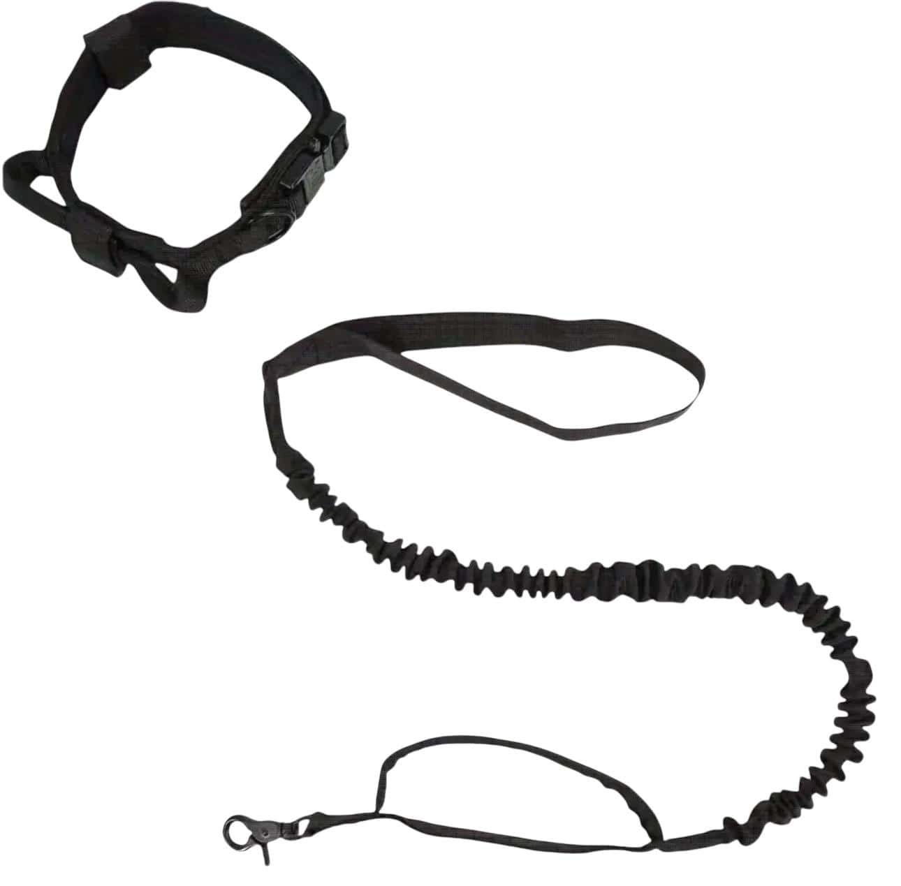 קולר כלב טקטי עם רצועת מתיחה