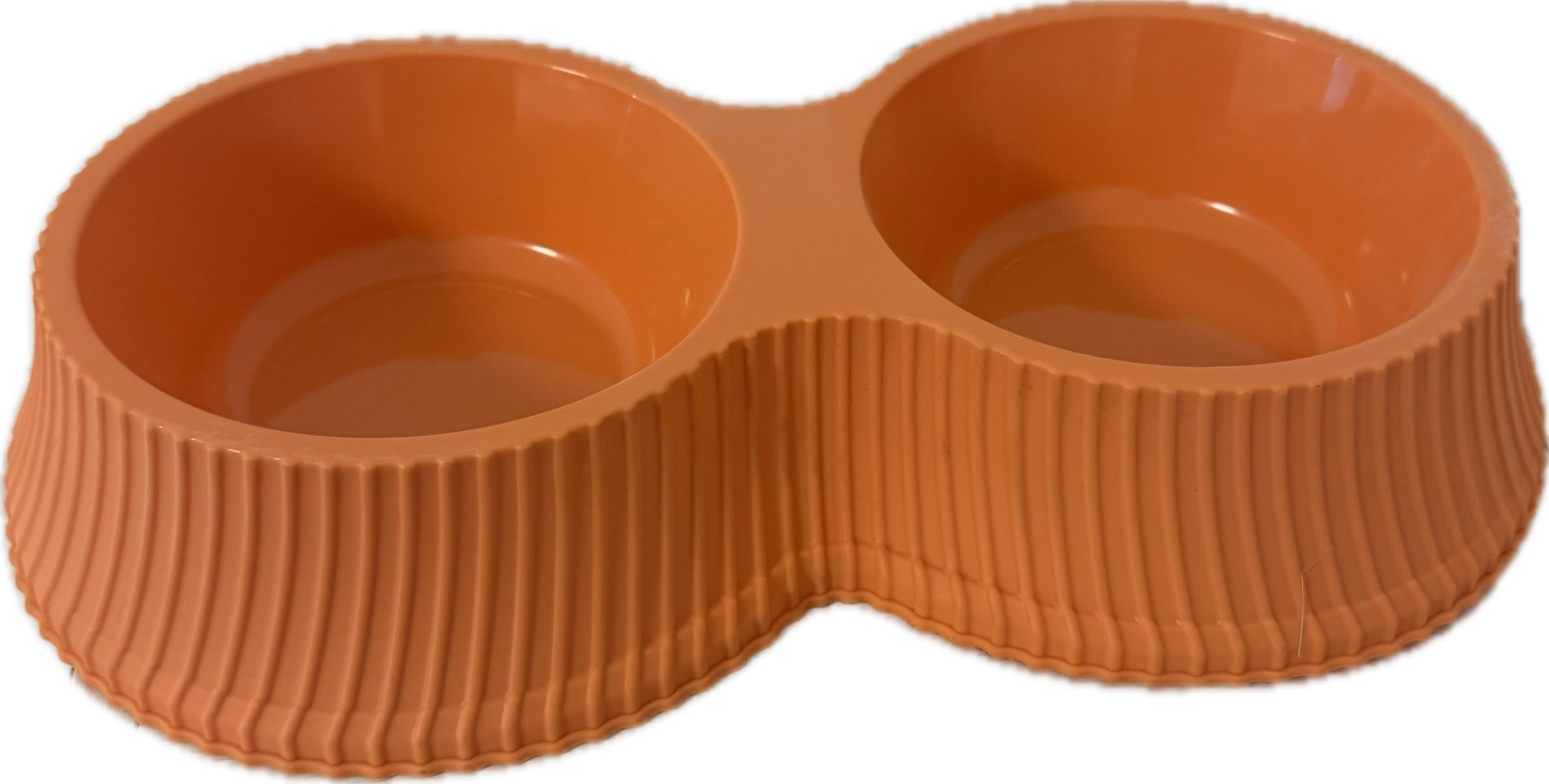 קערה כפולה מפלאסטיק בצבעים